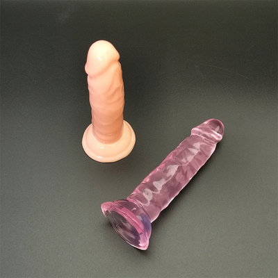 Jelly Small Dildo Suction Cup Female Masturbation Realist Penis G-spot Orgasm Anal Plug đồ chơi tình dục cho phụ nữ