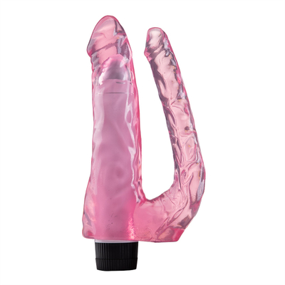 Đồ chơi tình dục nữ mới xuất hiện Động cơ nhấp nháy đôi Dildo TPE Vibrator