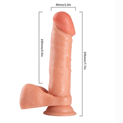 PVC Realist Dildo With Dual Density Anal Plugs Suction Cup Horse Dildo Sex Toys Online Shop Mỹ Nhân tạo dương vật