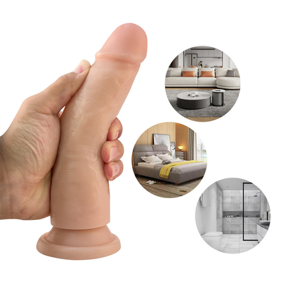 Adult Sex Shop bán buôn phụ nữ silicone mềm Dildo thực tế nữ thủ dâm dương vật đồ chơi cho phụ nữ