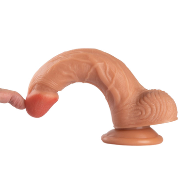 Nhân tạo thực tế silicone dương vật lớn mềm nhựa Dildo cho phụ nữ đồ chơi tình dục người lớn