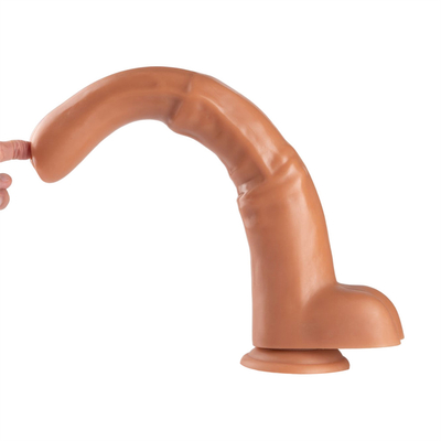 Tiệm bán buôn người lớn sexy Giá bán grosse kích thước lớn sex dildo đồ chơi mới mẻ mềm silicone đẩy dildos cho phụ nữ trong nữ mastu