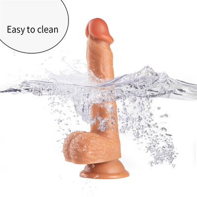 Da cảm giác thực tế Dildo vật liệu mềm dương vật khổng lồ lớn với cốc hút đồ chơi tình dục cho phụ nữ nữ thủ dâm