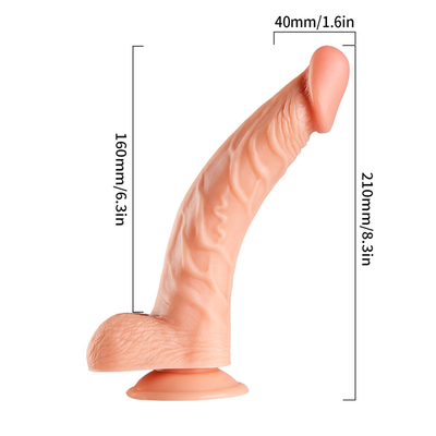 Soft Jelly nhân tạo dương vật khác nhau kích thước Dick đồ chơi cho người lớn màu sắc tinh thể cao su dương vật lớn thực tế Dildo cho Wom
