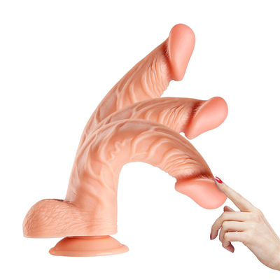 Soft Jelly nhân tạo dương vật khác nhau kích thước Dick đồ chơi cho người lớn màu sắc tinh thể cao su dương vật lớn thực tế Dildo cho Wom