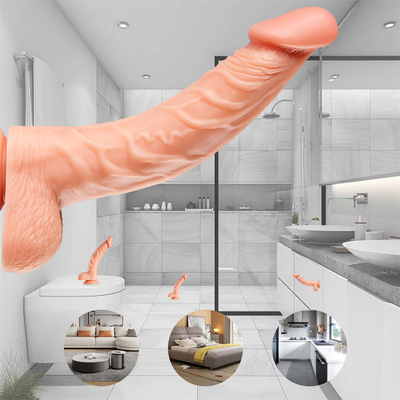 Soft Jelly nhân tạo dương vật khác nhau kích thước Dick đồ chơi cho người lớn màu sắc tinh thể cao su dương vật lớn thực tế Dildo cho Wom