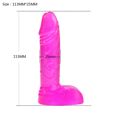 Thực tế Mini kích thước 11cm Anal Dildo với muỗng hút âm đạo Dildo silicone miễn phí mẫu sản phẩm tình dục nam Dildo