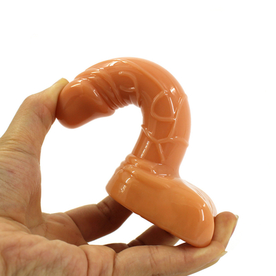 Thực tế Mini kích thước 11cm Anal Dildo với muỗng hút âm đạo Dildo silicone miễn phí mẫu sản phẩm tình dục nam Dildo