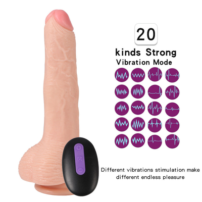 Đàn dương vật silicone mềm Dildo Massage âm đạo tình dục Strong Suction Cup Strap On Dildo Vibrator đồ chơi tình dục cho phụ nữ