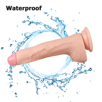 Đàn dương vật silicone mềm Dildo Massage âm đạo tình dục Strong Suction Cup Strap On Dildo Vibrator đồ chơi tình dục cho phụ nữ