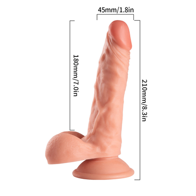 Đồ tình nữ chất lượng cao dương vật giả dụng cụ thủ dâm Máy cảm giác da thật Dildo