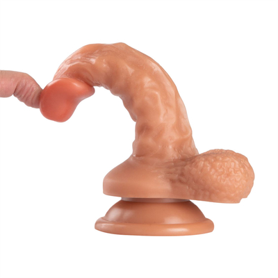 Đồ chơi tình dục trưởng thành Lớp đôi 8,07 inch Thịt dương vật Dildo thực tế Giant Dildo Dildos lớn cho phụ nữ