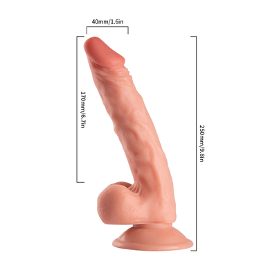 9.25 inch Big Dick Drop Shipping Soft Plastic PVC Free Sample Product Huge Black Dildo Penis và Vibrator cho phụ nữ