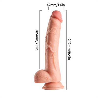 Dropship Đồ đeo thực tế giả dương vật Dick Strong Suction Cup PVC Long Squirting Dildo cho phụ nữ
