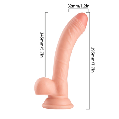 PVC Dragon Dildo Shop Adult Sex Toy Novelty Cone Shape Realist 7 Inch Big Real Dildo cho phụ nữ