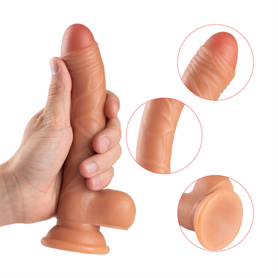 PVC Dragon Dildo Shop Adult Sex Toy Novelty Cone Shape Realist 7 Inch Big Real Dildo cho phụ nữ