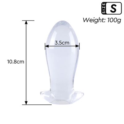 Hàm thân thiện với da Tpe lỗ âm đạo Plug với ngoài lỗ chống rò rỉ mở rộng minh bạch Peep âm đạo Dilator âm đạo