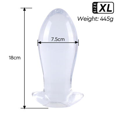 Hàm thân thiện với da Tpe lỗ âm đạo Plug với ngoài lỗ chống rò rỉ mở rộng minh bạch Peep âm đạo Dilator âm đạo