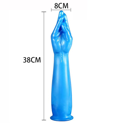 Super Huge Simulation Fist Dildo Hand Touch G-Spot Anal Plug Thủ dâm âm đạo Tpe Suction Cup đồ chơi tình dục cho Unisex Co