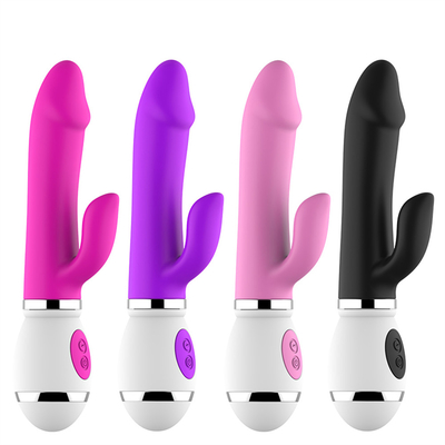 Nhập tải USB 12 tốc độ Massage Dildo cho phụ nữ cực khoái thủ dâm Double vibrator