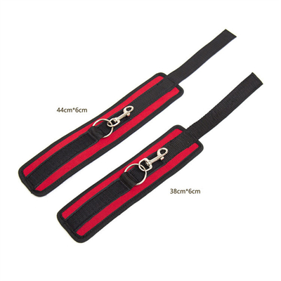 Đồ chơi BDSM Nylon Bundle Bondage Set Harness Ankle Handcuffs Người lớn SM đồ chơi