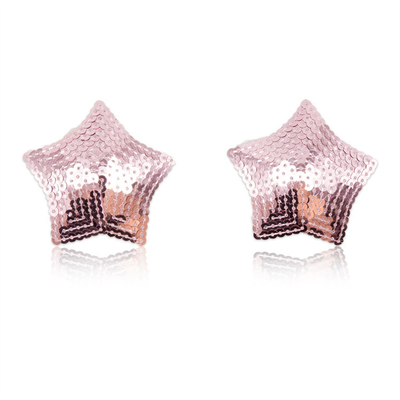 Sequin tái sử dụng silicone dính đái che Pastes áo ngực với Tassel Star Pastes đái che