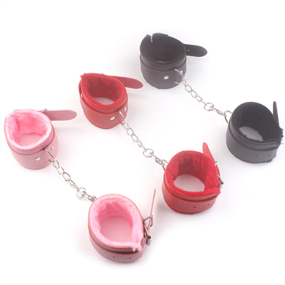 Vỏ lông Plush đeo tay đeo tay da Sex đeo tay adult Erotic Toys bdsm Restraint Shackle Devices SM bondage đeo tay đeo tay đeo tay
