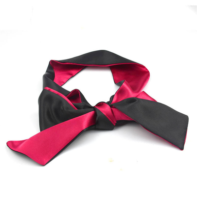 BDSM Bondage Restraint Sex Game Super Ribbon Satin Eye Mask Phụ nữ trưởng thành Blindfold Ribbon Reversible Bondage