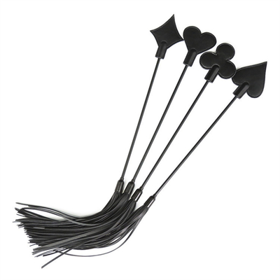 PU Da Bondage Tickler Whip Paddle Flogger Adult Sex Role Play Da đấm