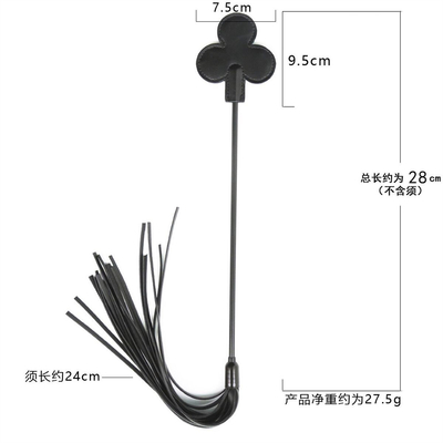 PU Da Bondage Tickler Whip Paddle Flogger Adult Sex Role Play Da đấm