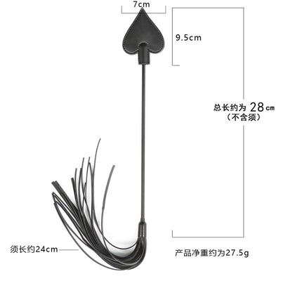 PU Da Bondage Tickler Whip Paddle Flogger Adult Sex Role Play Da đấm