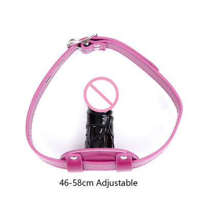 SM Adult Erotica Dildo Mouth Plugs Long Black Dildos For Sex Open Mouth Bondage Gag Các sản phẩm thay thế cho người lớn Erotica M