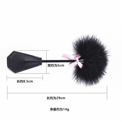 Butt Massage Stimulator Sense Training sử dụng đôi lông lông da chèo với màu hồng Kindky Bowknot tán tỉnh Bondage