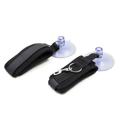 Cotton Black Bondage Cuff Với Strong Suction Cup Sucker Cho Cosplay Games