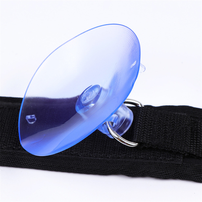 Cotton Black Bondage Cuff Với Strong Suction Cup Sucker Cho Cosplay Games