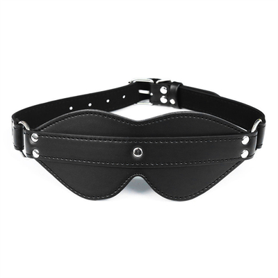 BDSM Áo che mắt Bondage PU Da SM Trò chơi Sexy Blindfold cho nam giới