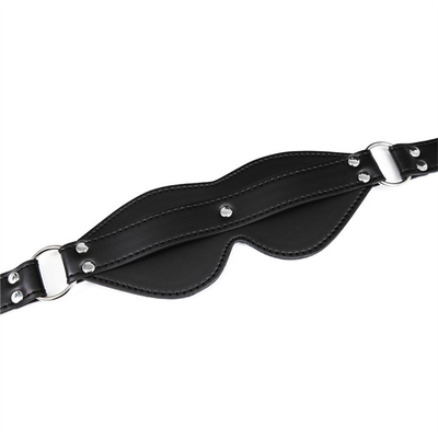 BDSM Áo che mắt Bondage PU Da SM Trò chơi Sexy Blindfold cho nam giới