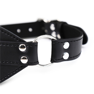 BDSM Áo che mắt Bondage PU Da SM Trò chơi Sexy Blindfold cho nam giới