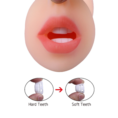 Các sản phẩm dành cho người lớn nam Nhổ hai miệng Lưỡi Răng Yin Tình dục Đầu hai Máy tình dục bằng miệng Máy máy bay Máy thủ dâm cốc