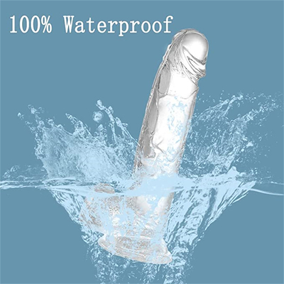 Dildos thực tế cảm thấy như da tinh khiết Dildos với cốc hút để chơi không tay