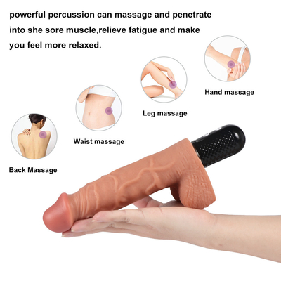 Cơ thể an toàn dương vật thực sự Vibration đồ chơi tình dục Dildo điện cho phụ nữ