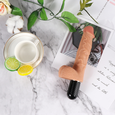Cơ thể an toàn dương vật thực sự Vibration đồ chơi tình dục Dildo điện cho phụ nữ