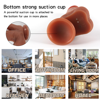 Adult Big Size Sex Dildo Novelty Toys Soft Silicone Đẩy Dildos cho phụ nữ trong máy thủ dâm nữ