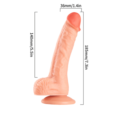 Realist Dildo Body Safe G Spot Stimulator Dildos với Strong Suction Cup cho bàn tay Free Play Sex Toys cho người lớn
