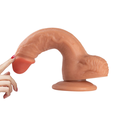 Realist Dildo Body Safe G Spot Stimulator Dildos với Strong Suction Cup cho bàn tay Free Play Sex Toys cho người lớn