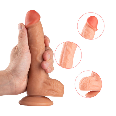 Realist Dildo Body Safe G Spot Stimulator Dildos với Strong Suction Cup cho bàn tay Free Play Sex Toys cho người lớn