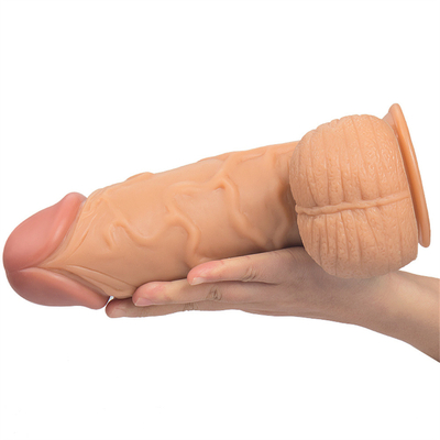 Soft Big Silicone Dildo Realist Suction Cup Male Artificial Penis cho Người Phụ Nữ