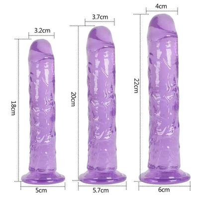 Strong Suction Nhân tạo Dildo dương vật Jelly Dildos khổng lồ cho phụ nữ Realist Dildo