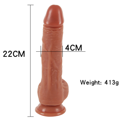 10 chế độ 9,6 "Máy rung dương vật giả đẩy, dương vật giả rung thực tế điều khiển từ xa