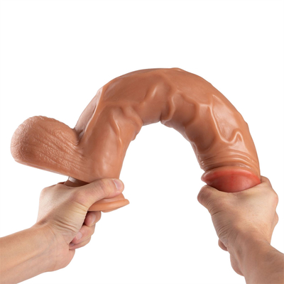 Sản phẩm mới siêu dài 10 inch chất lượng cao chất lỏng silicone Dildo nhân tạo cao su dương vật cao su đồ chơi tình dục cho phụ nữ